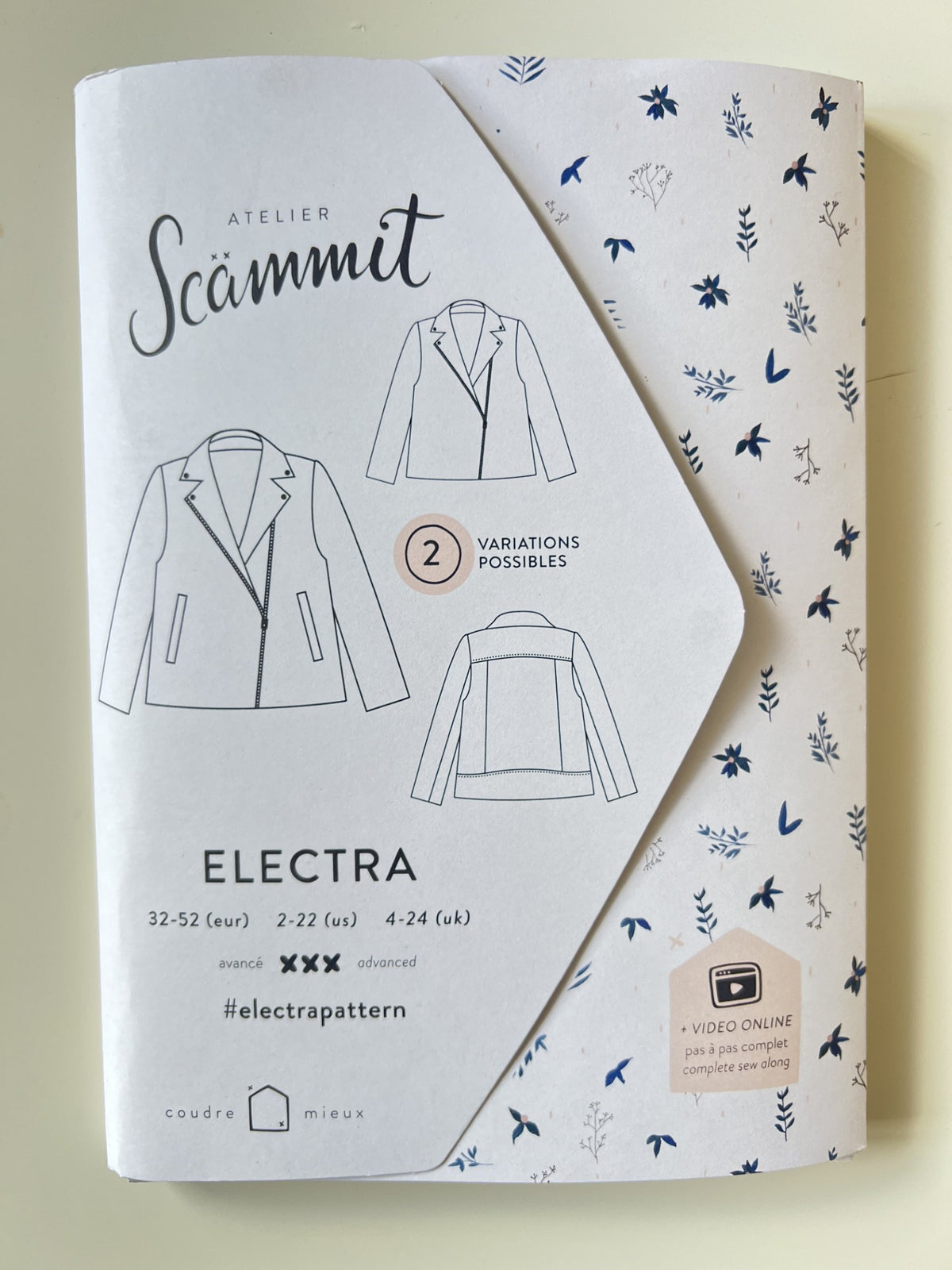 Atelier Scammit, Electra Biker Jacket-Pattern-Flying Bobbins Haberdashery