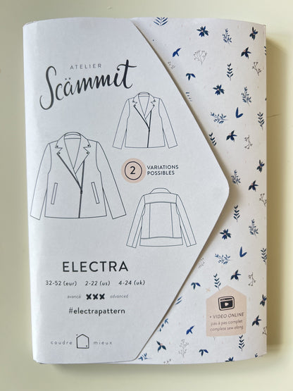 Atelier Scammit, Electra Biker Jacket-Pattern-Flying Bobbins Haberdashery