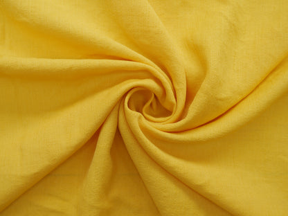 Slub Rayon in Lemon £10.00 p/m-Viscose-Flying Bobbins Haberdashery