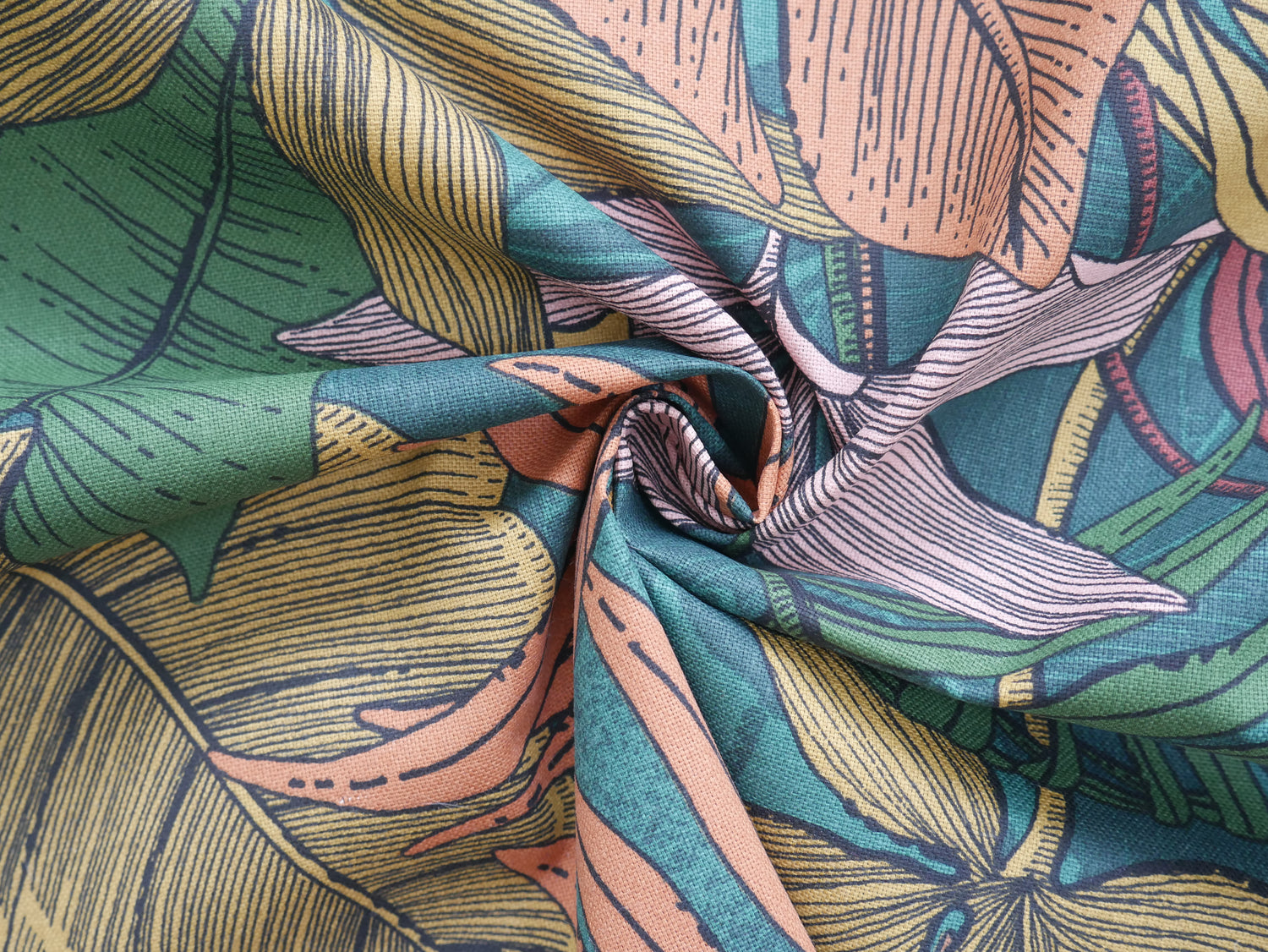Bush Lines Half Panama, £18.50 p/m-Fabric-Flying Bobbins Haberdashery