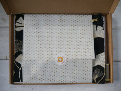 Bow Bag Kit &amp; Pattern - Ginko Edition-Sewing Kit-Flying Bobbins Haberdashery
