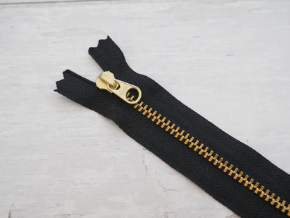 YKK 35cm Metal Zip, Various Colours-Zip-Flying Bobbins Haberdashery