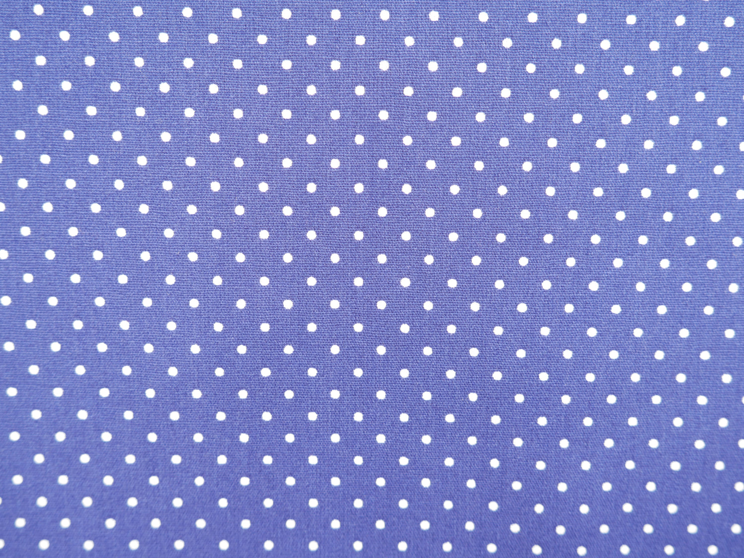 Pin-Spot Printed Cotton, Cobalt £8.50 p/m-Fabric-Flying Bobbins Haberdashery