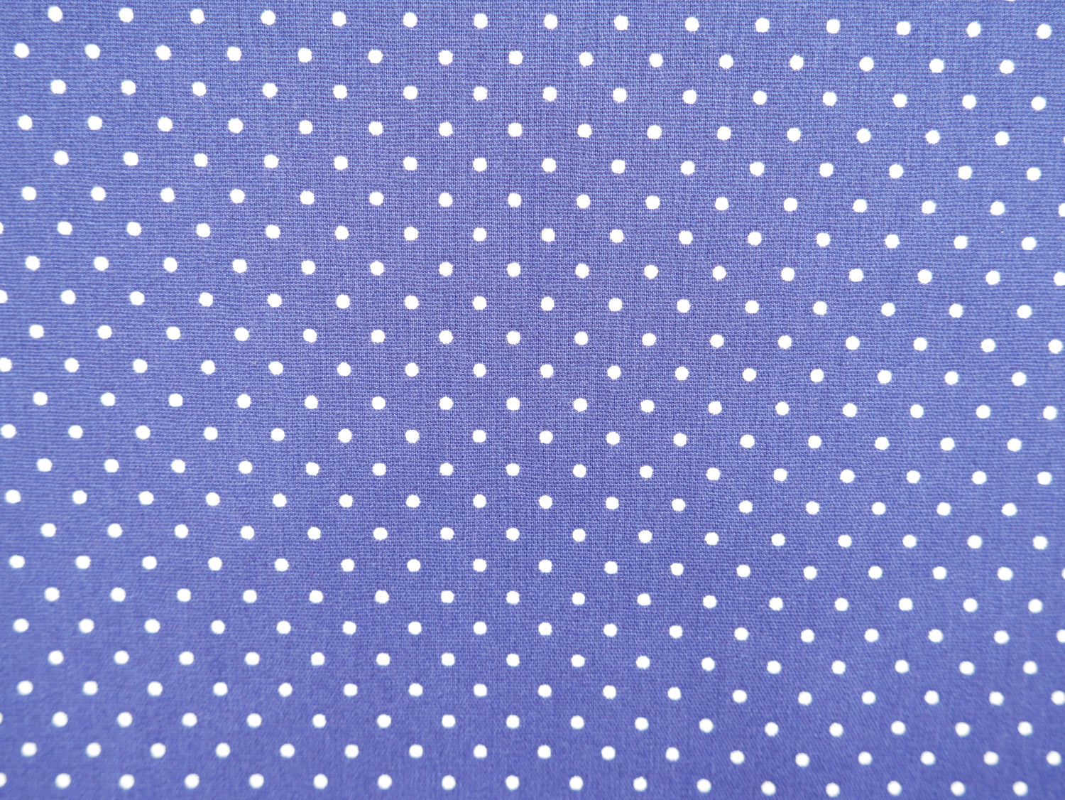 Pin-Spot Printed Cotton, Cobalt £8.50 p/m-Fabric-Flying Bobbins Haberdashery
