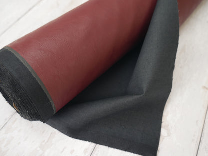 Santiago II Leatherette in Wine, £18.50 p/m-Leatherette-Flying Bobbins Haberdashery