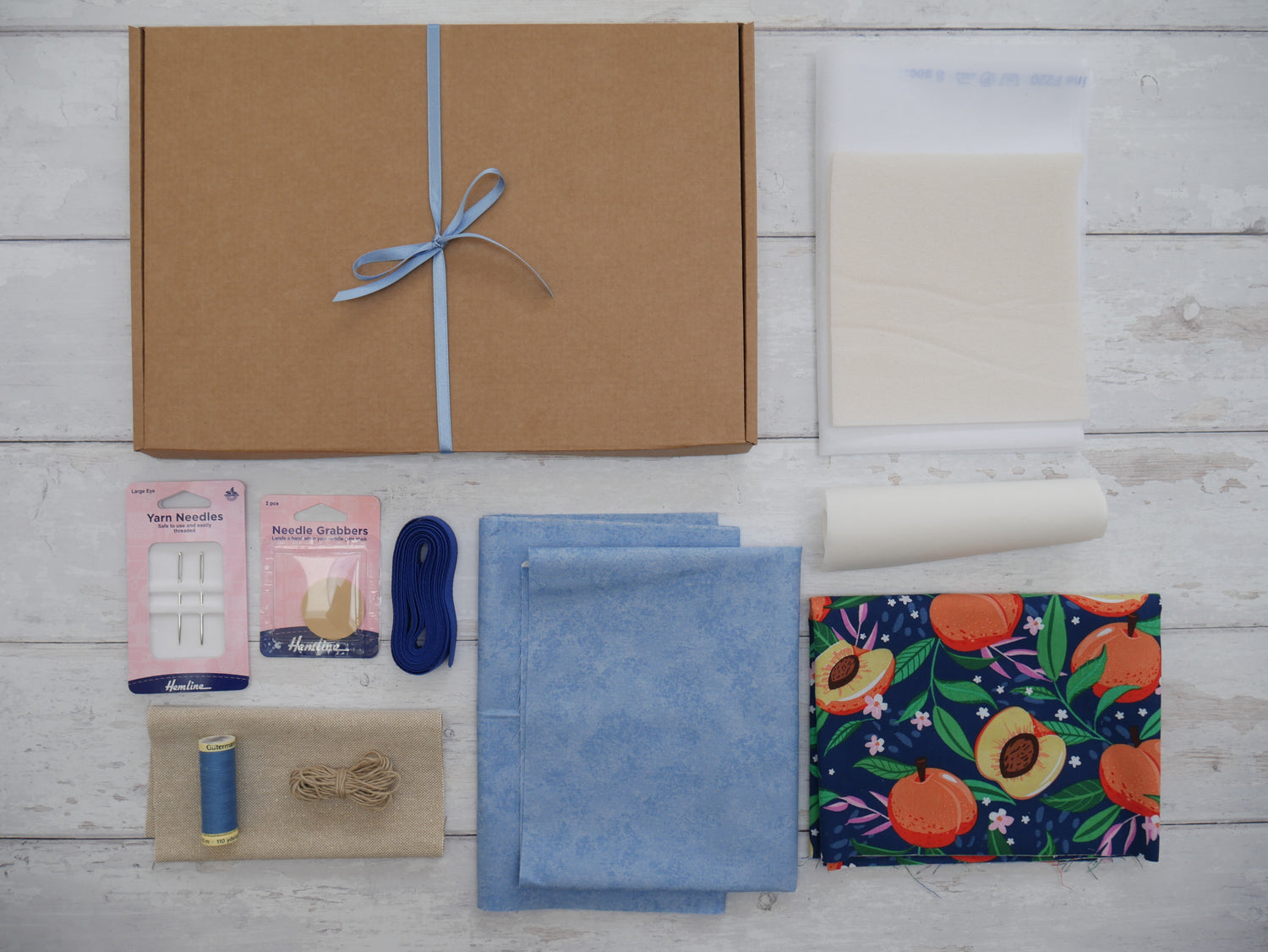 Espadrilles Kit - Peaches-Flying Bobbins Haberdashery