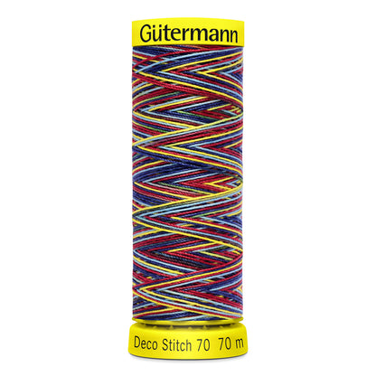 Gutermann Deco Stitch 70 Multicolour Thread-Thread-Flying Bobbins Haberdashery