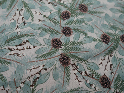 Welcome Home Christmas Pine Cones in Ferm by Victoria Louise Design, £10 p/m-Cotton-Flying Bobbins Haberdashery