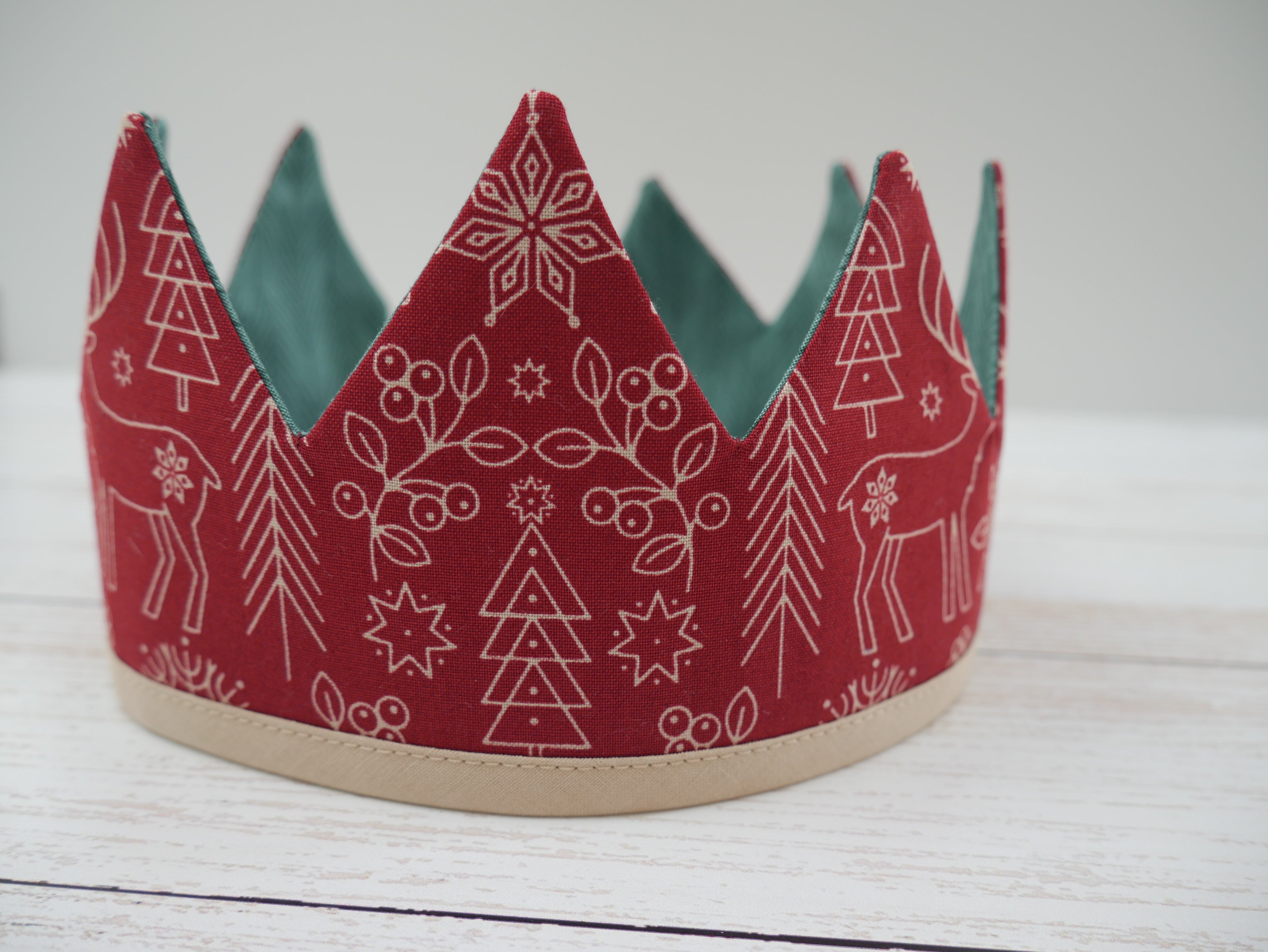 Festive Fabric Crown Kit - Saariselka-Sewing Kit-Flying Bobbins Haberdashery