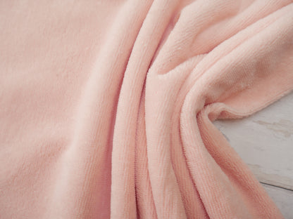 Bamboo Towelling in Pink, £15.50 p/m-Cotton-Flying Bobbins Haberdashery