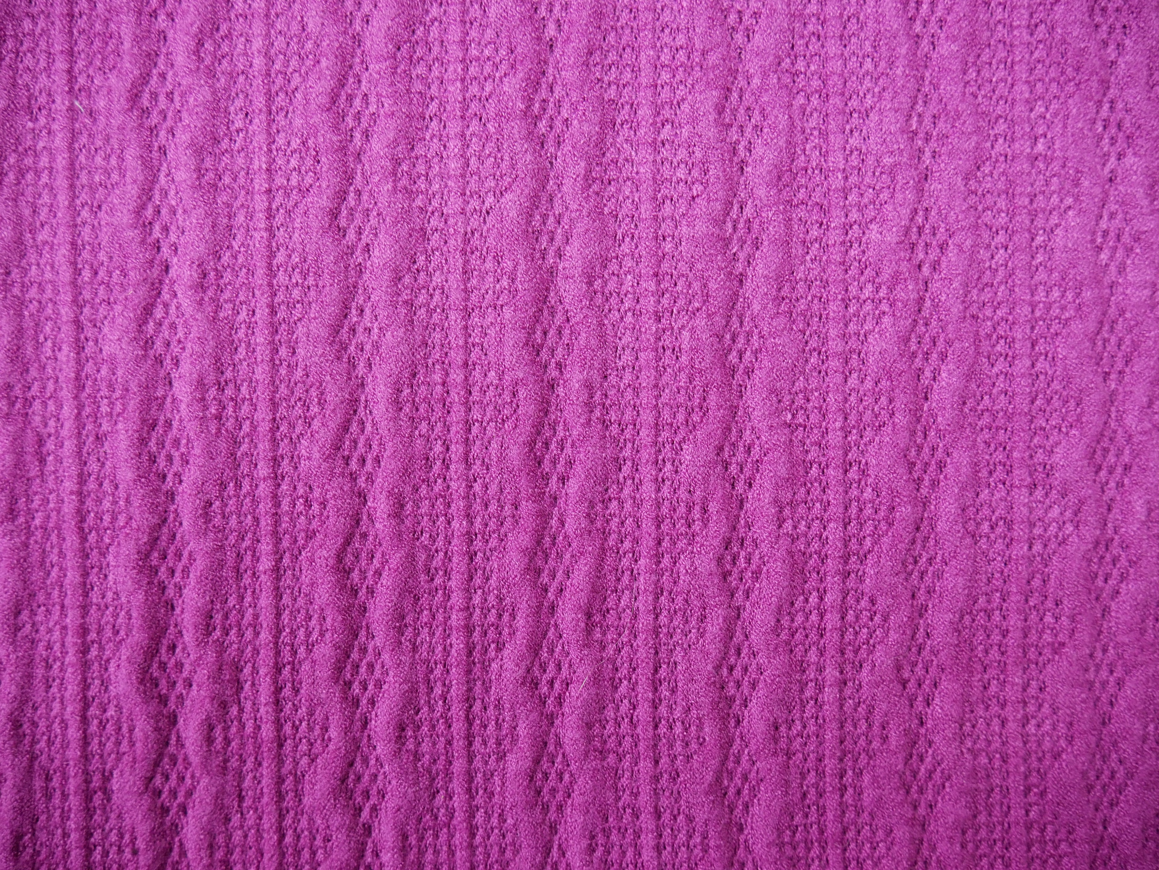 Florence Cable Knit Fabric in Cyclamen, £17.50-Fabric-Flying Bobbins Haberdashery