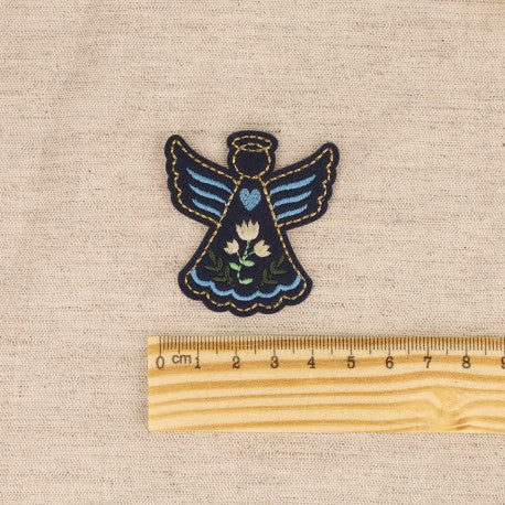 Nordic Christmas Embroidered Motifs x 6-Iron On Motif-Flying Bobbins Haberdashery