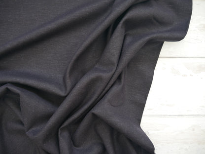 Province Linen Chambray in Navy, £17.50 p/m-Fabric-Flying Bobbins Haberdashery