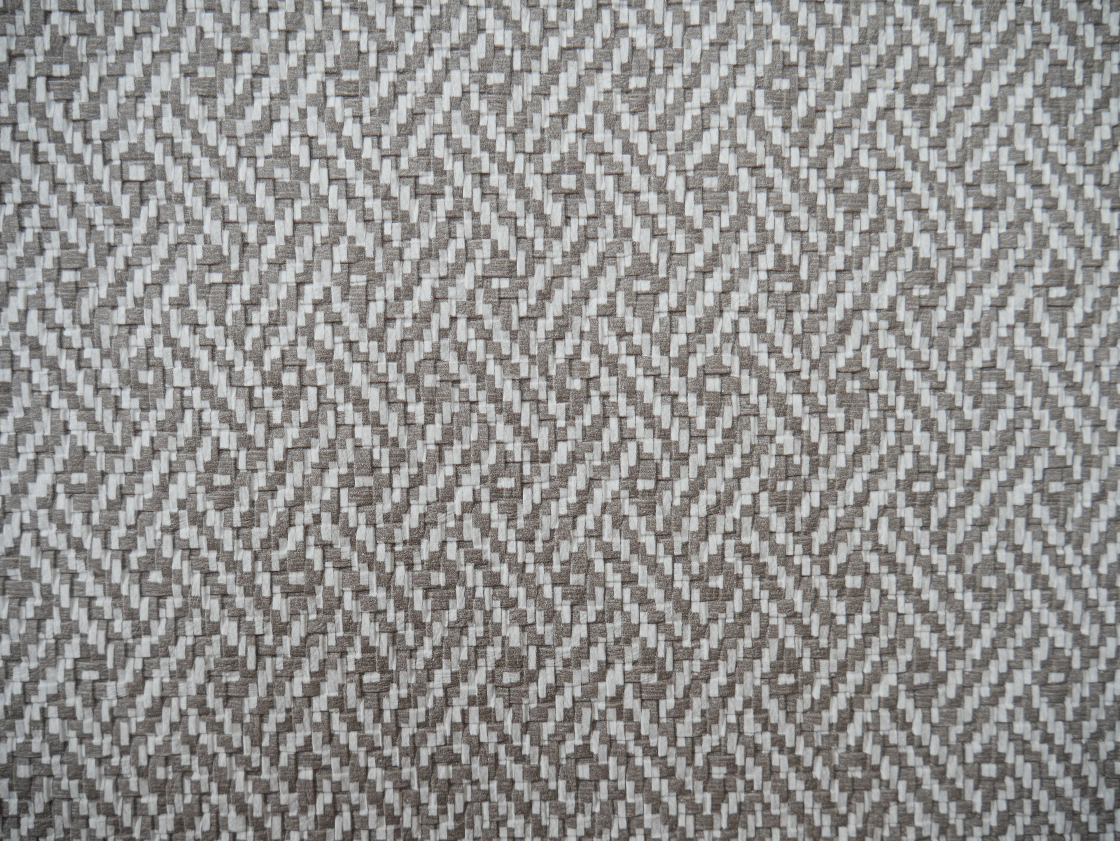 Faux Leather Rattan Panel in Pigeon, £14.00 per panel-Viscose-Flying Bobbins Haberdashery