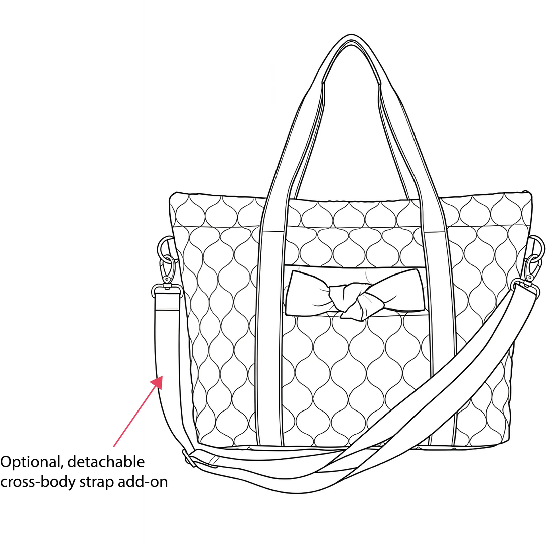 Bella Quilted Bag Kit - Hopscotch by Atelier Brunette-Sewing Kit-Flying Bobbins Haberdashery