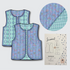 Berger Gilet Kit - Quilted Cotton in Sky/Mint-Sewing Kit-Flying Bobbins Haberdashery