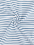 Breton Stripe Cotton Jersey in Sky & Ivory £16.00 pm-Cotton Jersey-Flying Bobbins Haberdashery