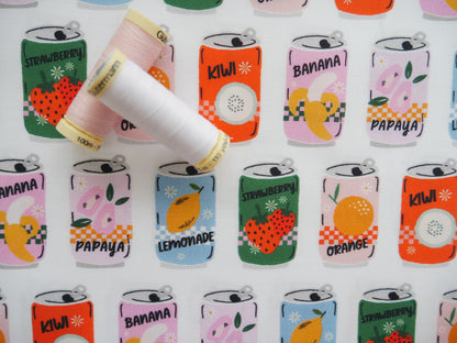 Weekend Away Soda by Dashwood Studios, £14.00pm-Cotton-Flying Bobbins Haberdashery