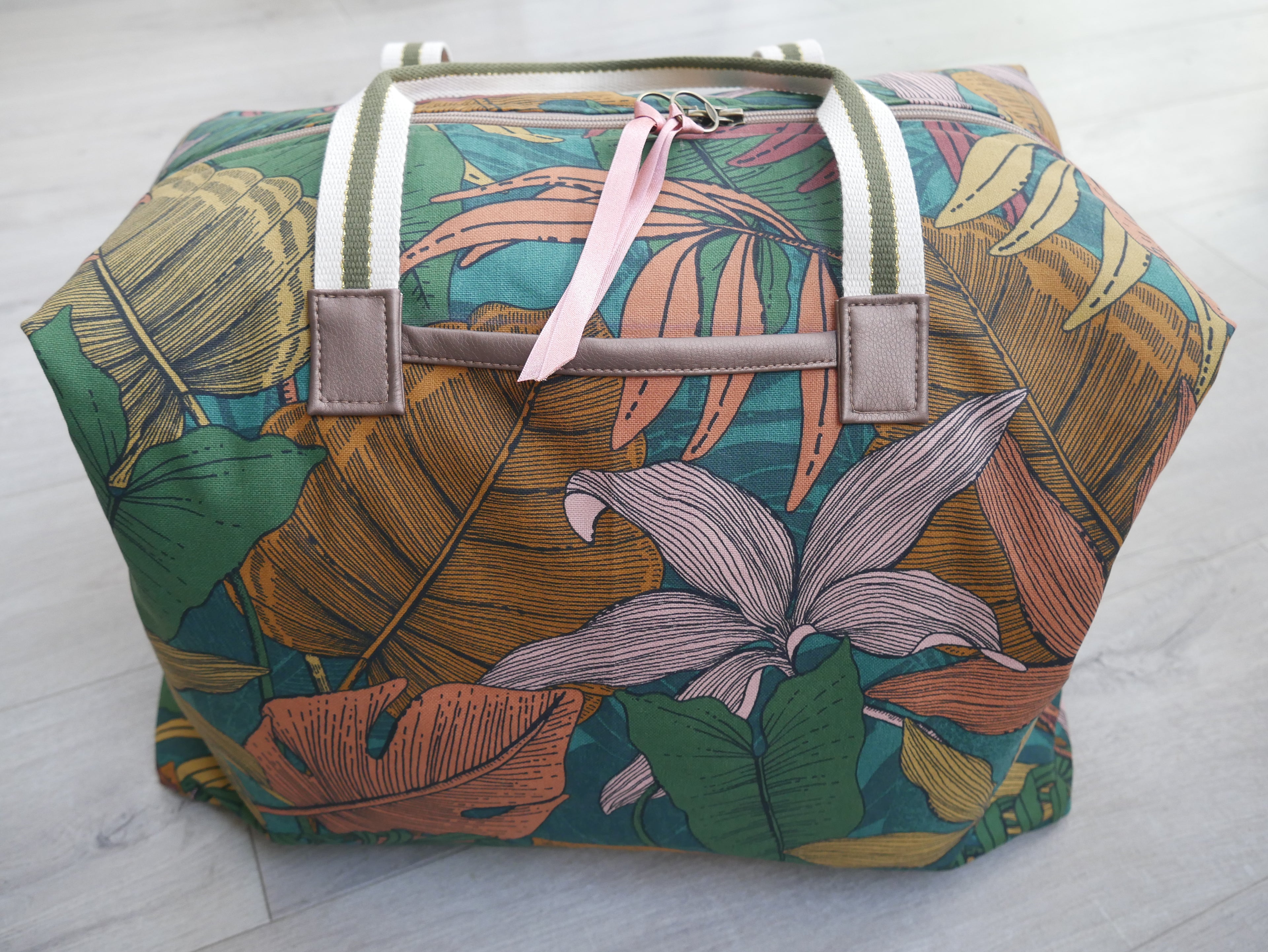 The Flying Bobbins Weekender Bag - Tropicana-Sewing Kit-Flying Bobbins Haberdashery