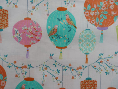 Blossom Days by Dashwood Studios, Lanterns in Pink, £14.20 pm-Cotton-Flying Bobbins Haberdashery