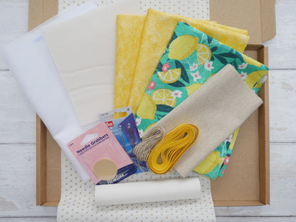 Espadrilles Kit - Lemons-Flying Bobbins Haberdashery
