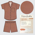 Camp Shirt Kit - Province Linen Blend in Rose-Sewing Kit-Flying Bobbins Haberdashery
