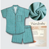 Camp Shirt Kit - Cotton Double Gauze in Aquamarine-Sewing Kit-Flying Bobbins Haberdashery