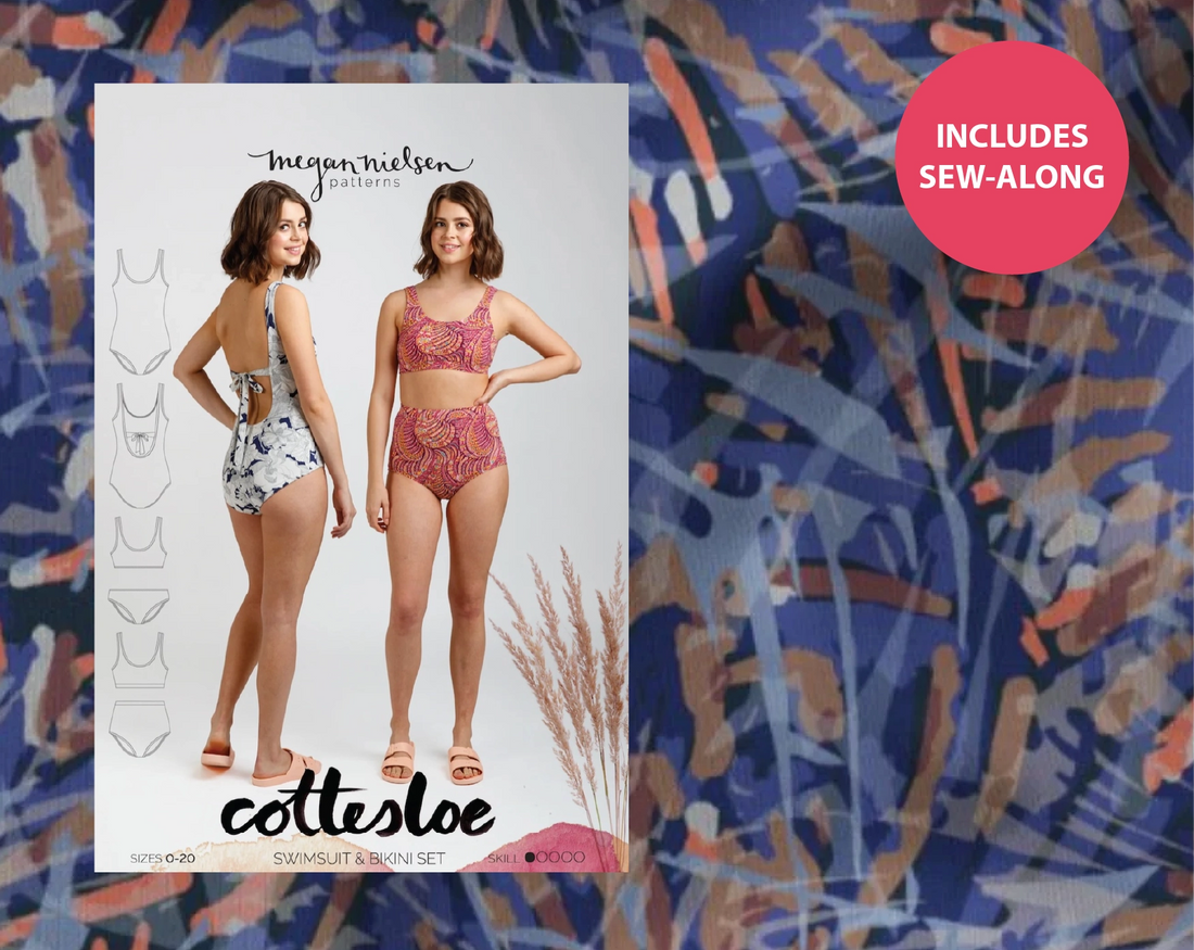Cottesloe Swimsuit Kit - Fizyle UV40 Swim Jersey-Sewing Kit-Flying Bobbins Haberdashery