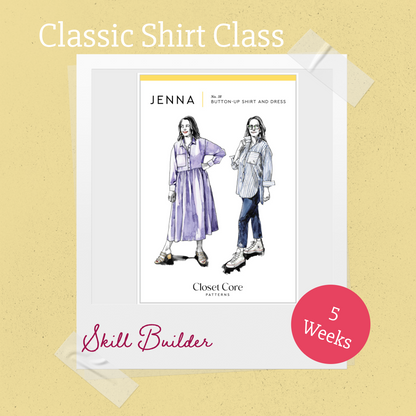 Sew a Classic Shirt-Classes-Flying Bobbins Haberdashery