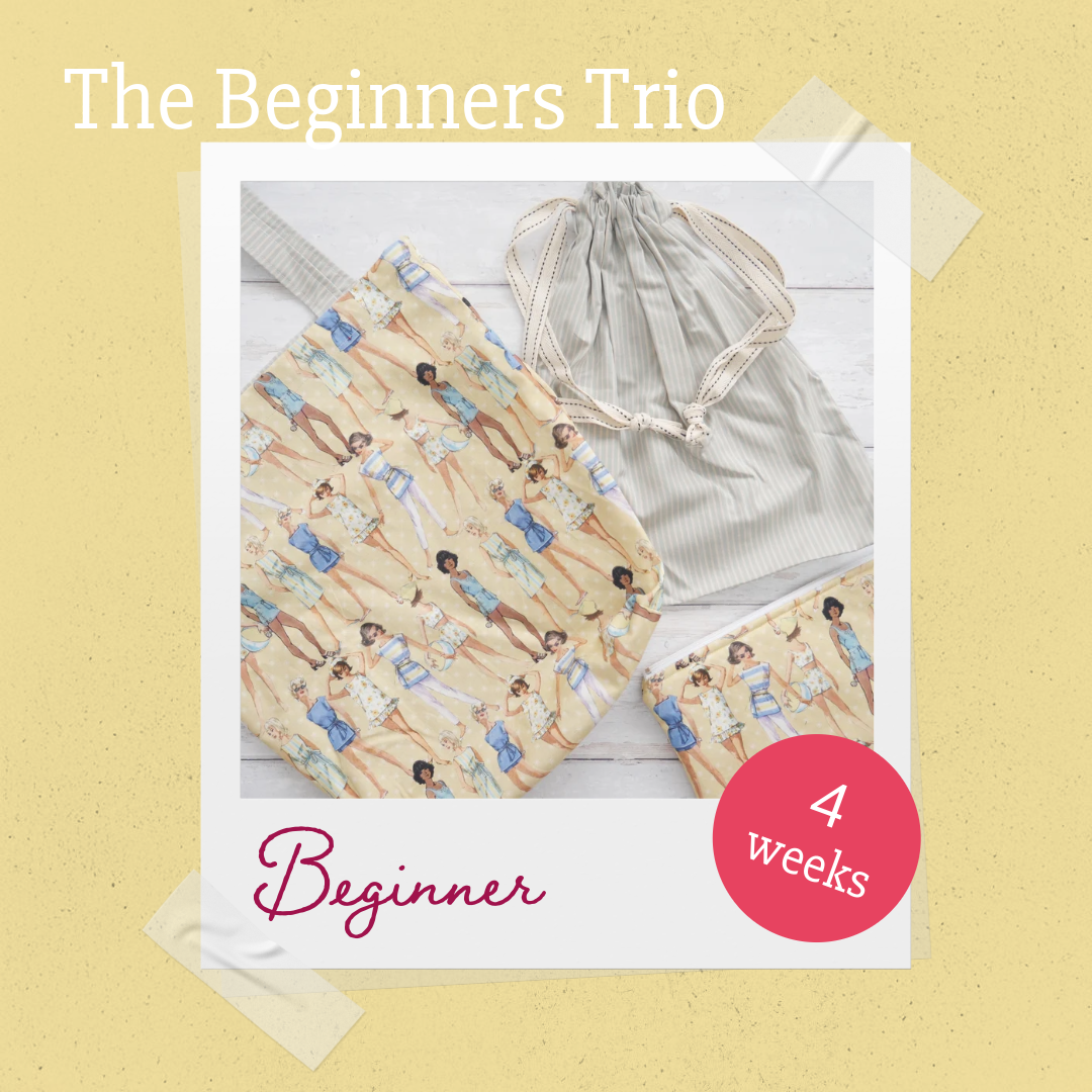 Complete Beginner Sewing Course-Classes-Flying Bobbins Haberdashery
