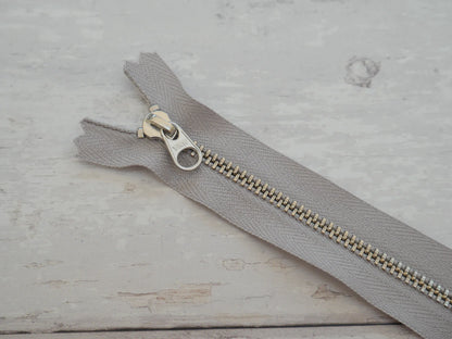 YKK 35cm Metal Zip, Various Colours-Zip-Flying Bobbins Haberdashery