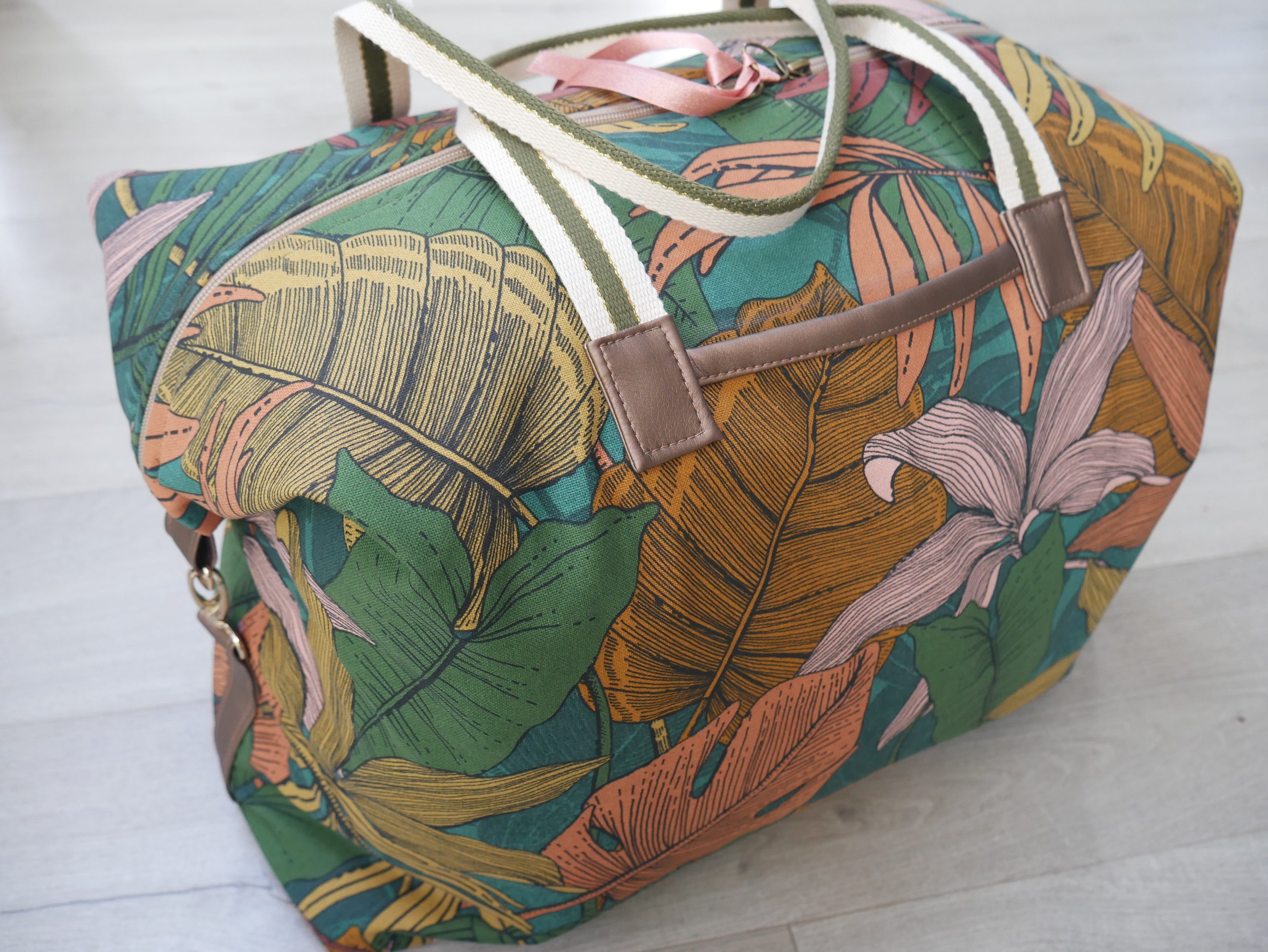 The Flying Bobbins Weekender Bag - Tropicana-Sewing Kit-Flying Bobbins Haberdashery