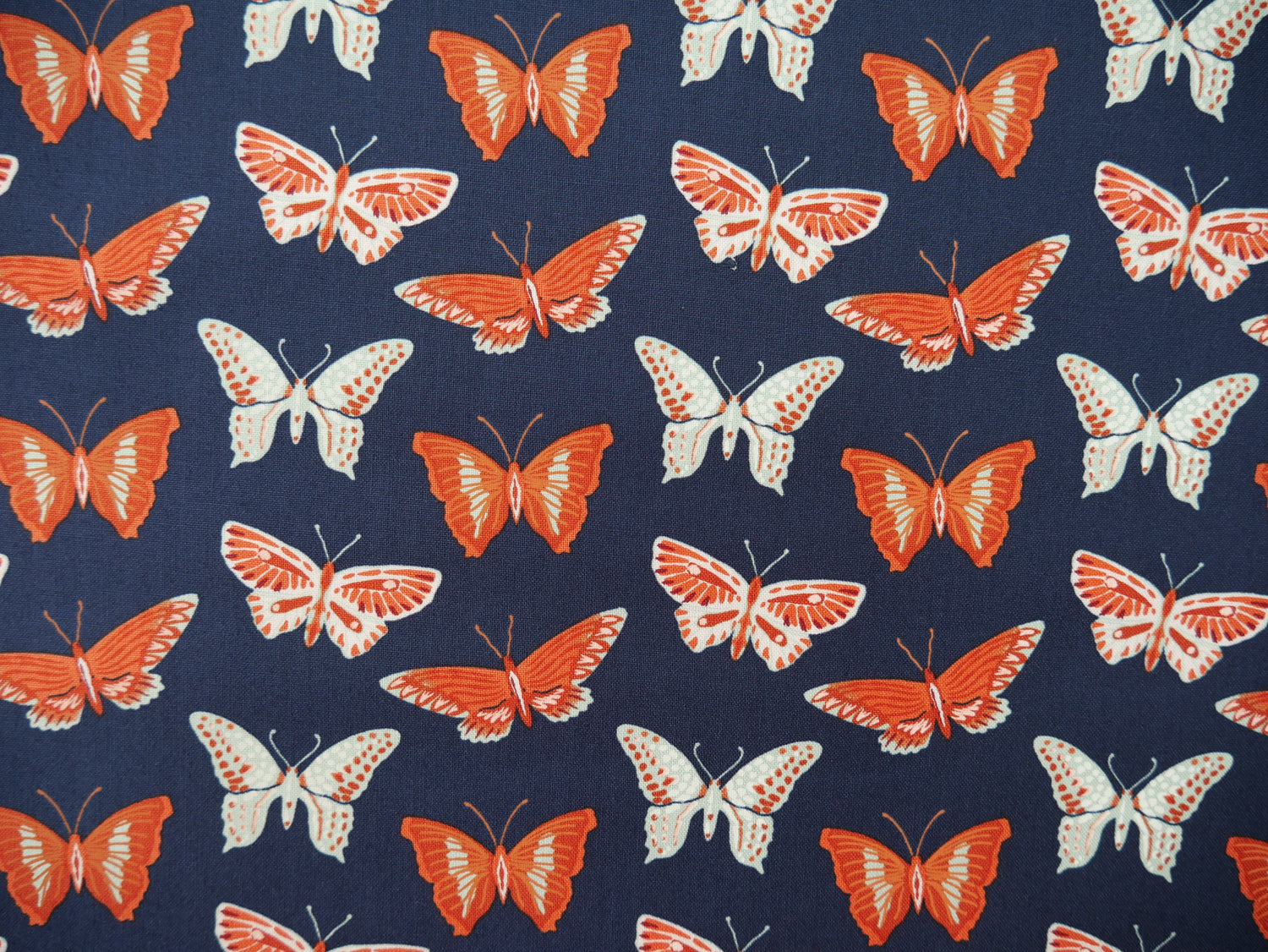 Flutter Printed Cotton by Juliana Tipton, £14.00 p/m-Cotton-Flying Bobbins Haberdashery