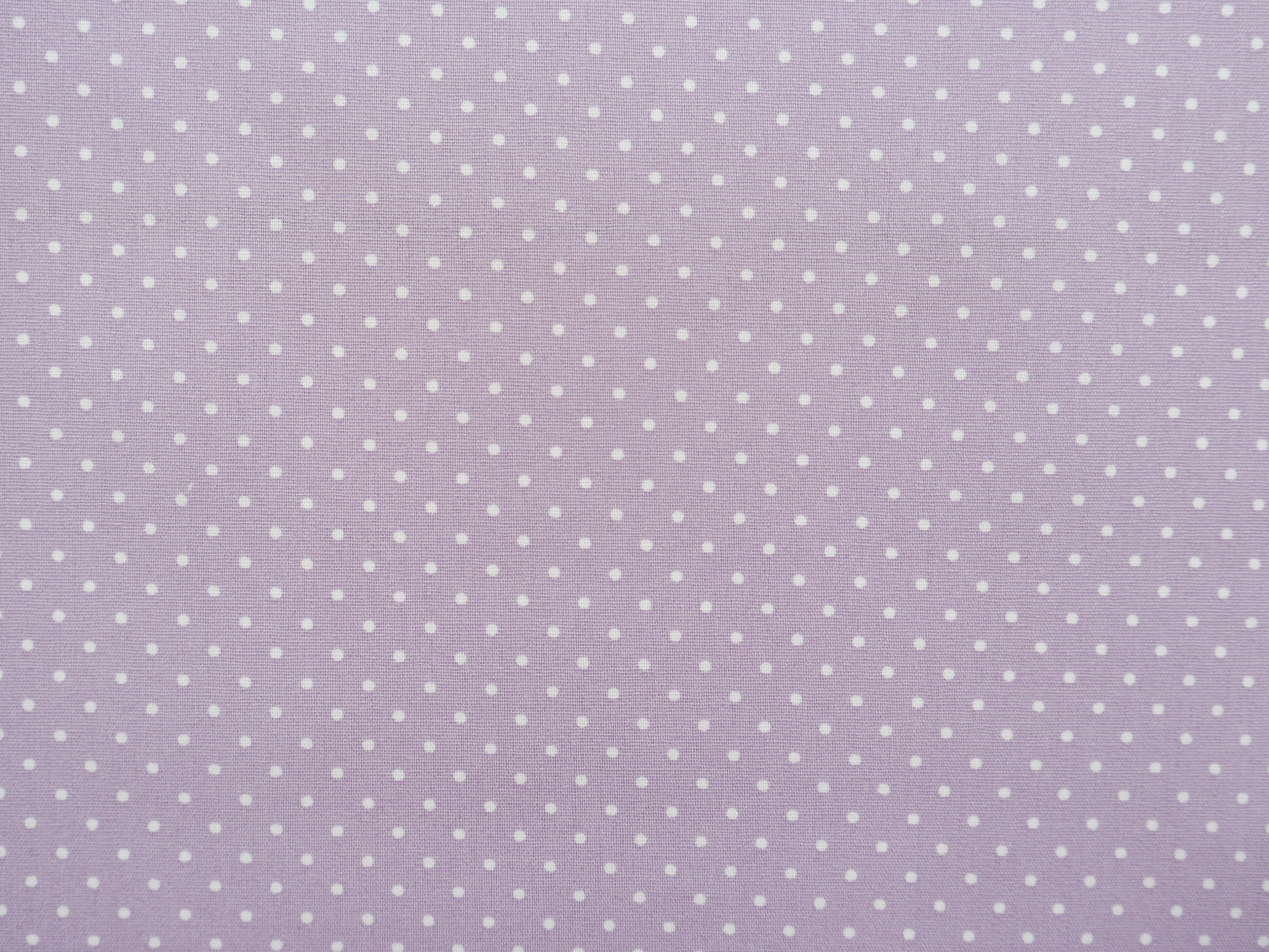 Pin-Spot Printed Cotton, Lilac £8.50 p/m-Fabric-Flying Bobbins Haberdashery