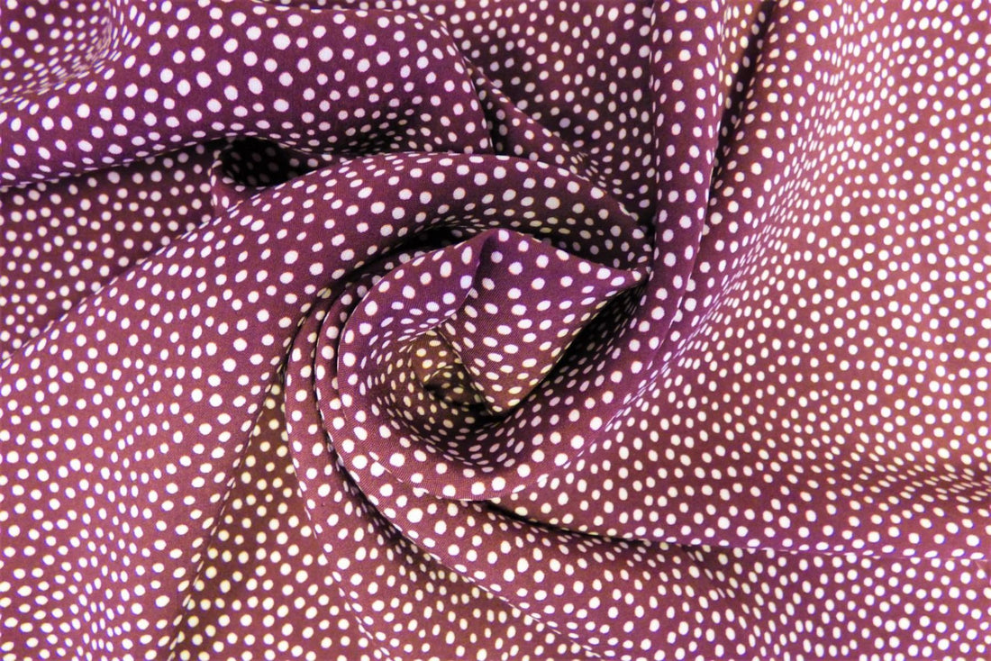 Carolyn Pyjamas Kit - Lady McElroy Cotton Lawn in Claret Dots-Sewing Kit-Flying Bobbins Haberdashery