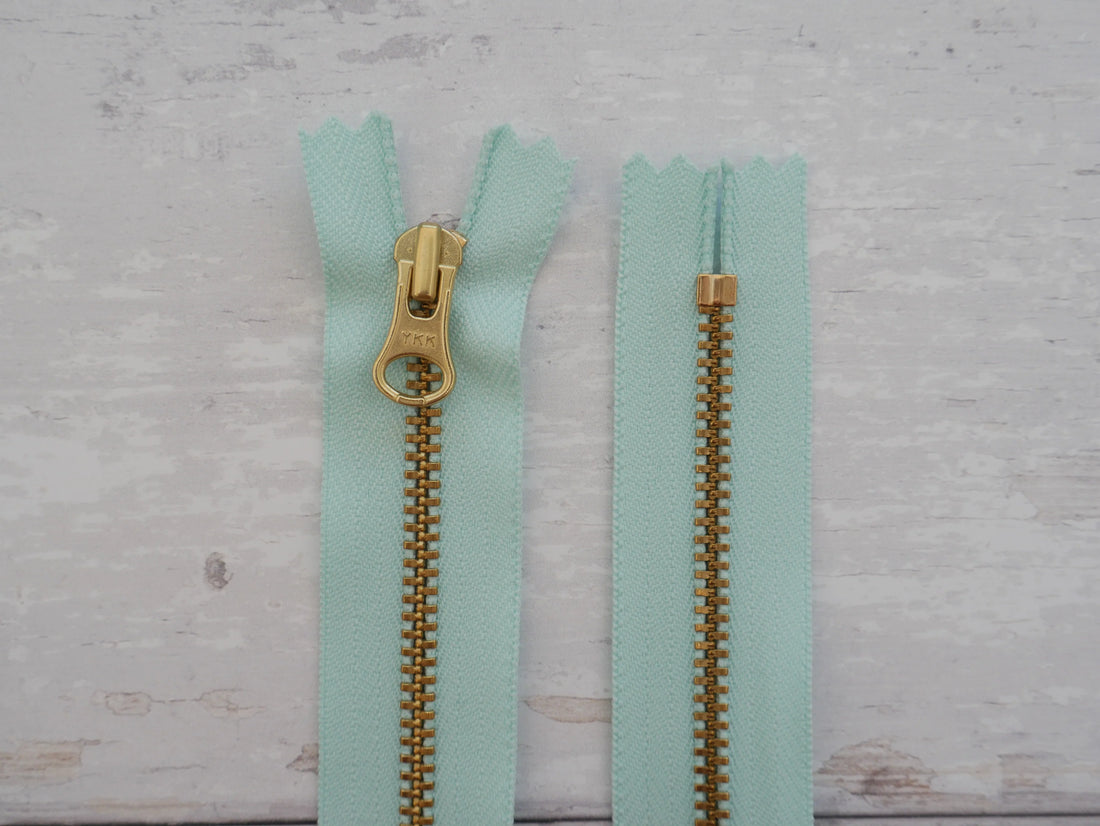 YKK 25cm Metal Zip, Various Colours