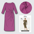 Estelle Dress Kit - Raspberry-Sewing Kit-Flying Bobbins Haberdashery