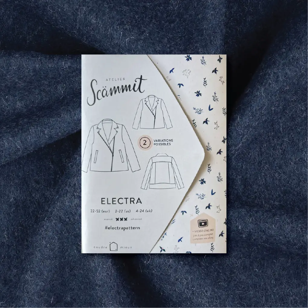 Electra Biker Kit - Airforce-Sewing Kit-Flying Bobbins Haberdashery
