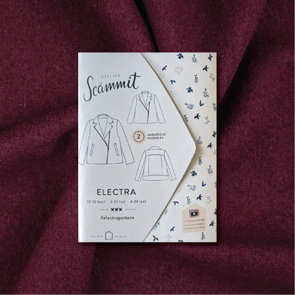 Electra Biker Kit - Aubergine-Sewing Kit-Flying Bobbins Haberdashery