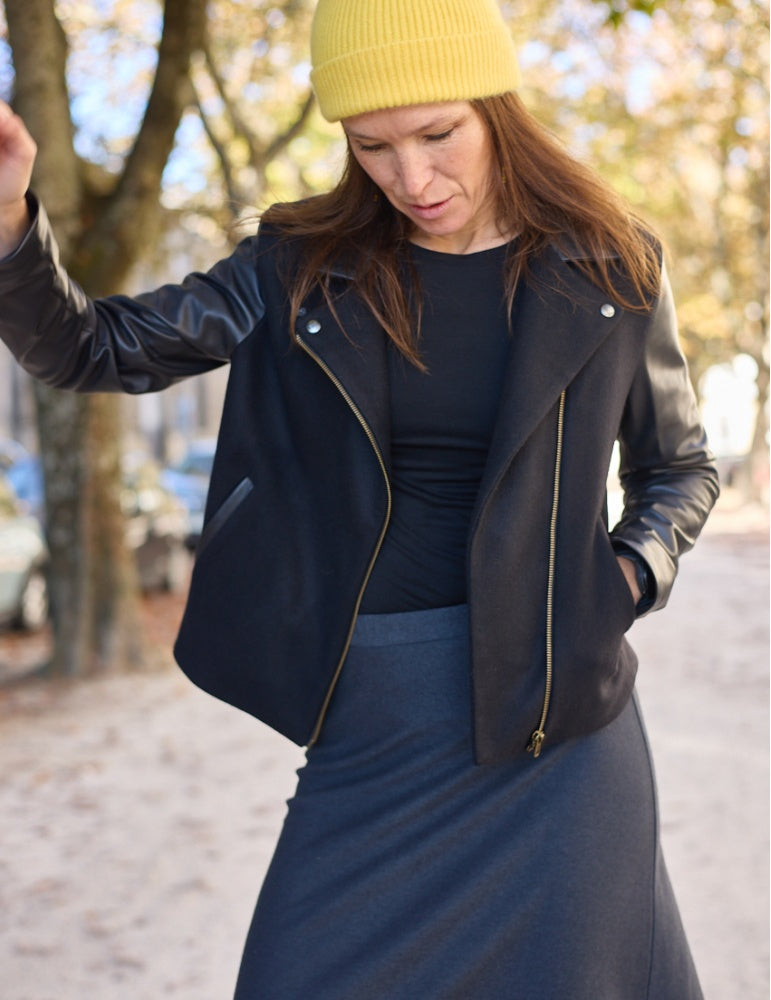Atelier Scammit, Electra Biker Jacket-Pattern-Flying Bobbins Haberdashery