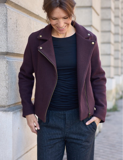 Atelier Scammit, Electra Biker Jacket-Pattern-Flying Bobbins Haberdashery
