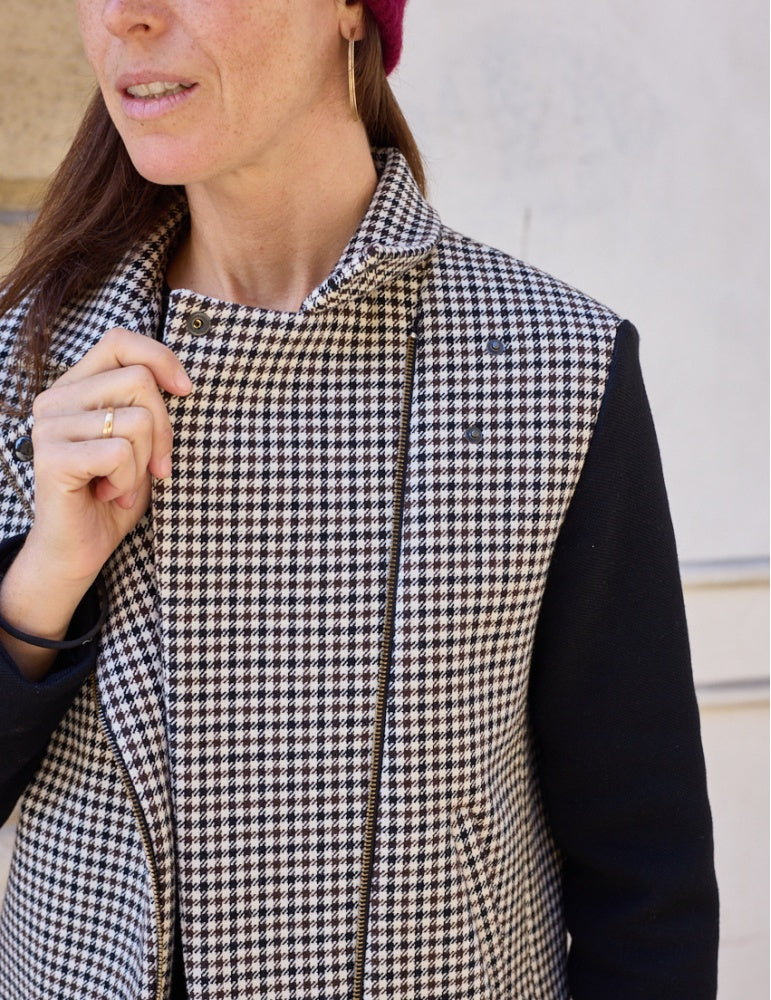 Atelier Scammit, Electra Biker Jacket-Pattern-Flying Bobbins Haberdashery