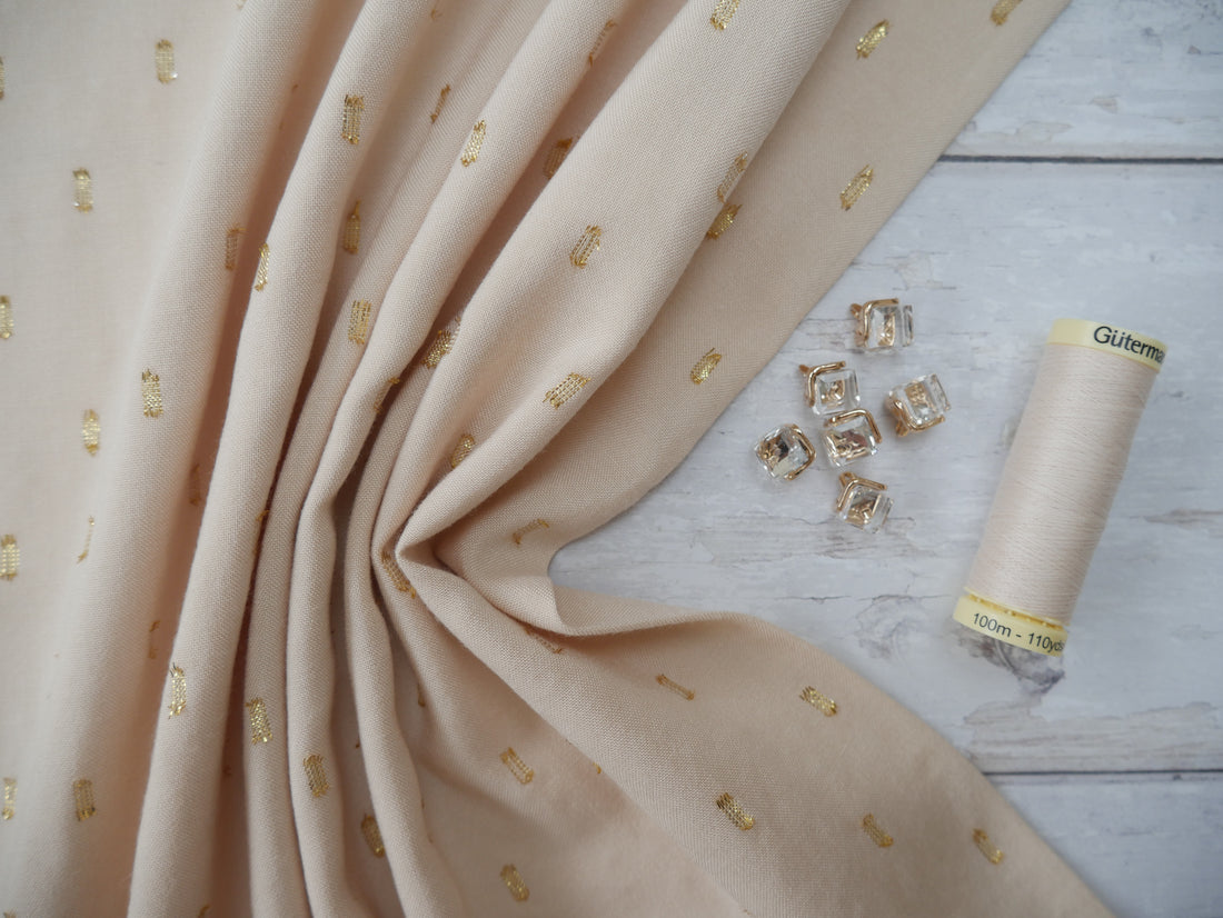 Cicadella Blouse Kit - Radiance Viscose in Cream-Sewing Kit-Flying Bobbins Haberdashery