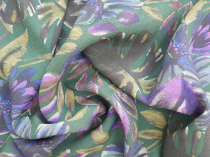 Forest Paradise Morracain Crepe by Lady McElroy, £16.80pm-Viscose-Flying Bobbins Haberdashery