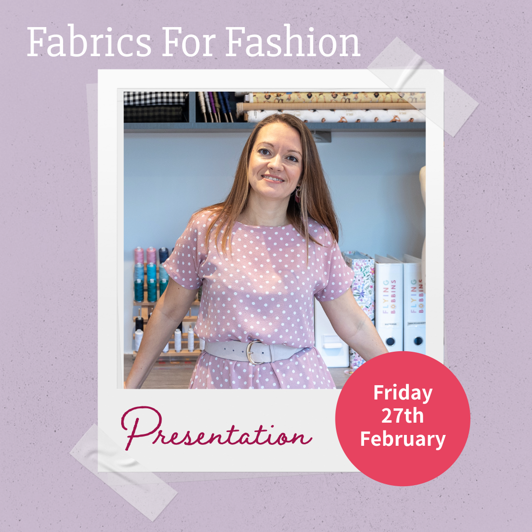 Fabrics For Fashion Presentation-Classes-Flying Bobbins Haberdashery