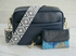 Amber Cross-Body Bag Making Kit - Leatherette in Navy-Sewing Kit-Flying Bobbins Haberdashery