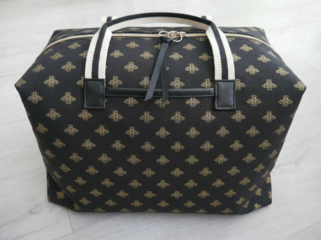 Weekender Bag Kit - Panama Bees-Sewing Kit-Flying Bobbins Haberdashery