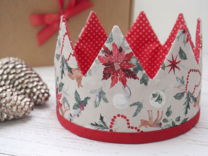 Reversible Fabric Crowns Kit - Winter Wishes