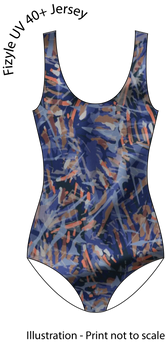 Cottesloe Swimsuit Kit - Fizyle UV40 Swim Jersey-Sewing Kit-Flying Bobbins Haberdashery
