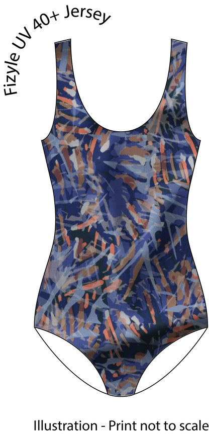 Cottesloe Swimsuit Kit - Fizyle UV40 Swim Jersey-Sewing Kit-Flying Bobbins Haberdashery
